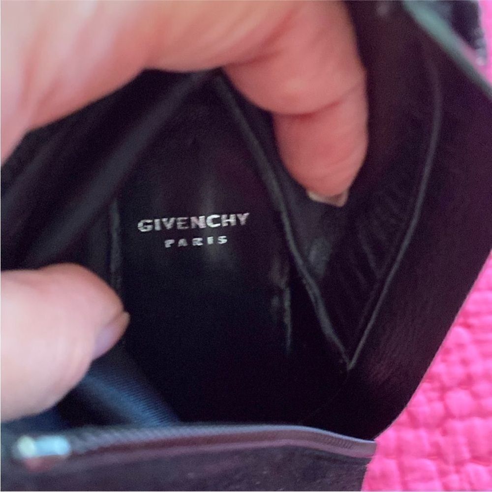 Givenchy Black genuine leather Ankle Boots with Artistic Heel, US7 - Picture 9 of 10